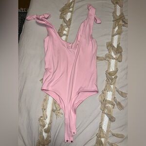 Pink One-Piece Body Suit